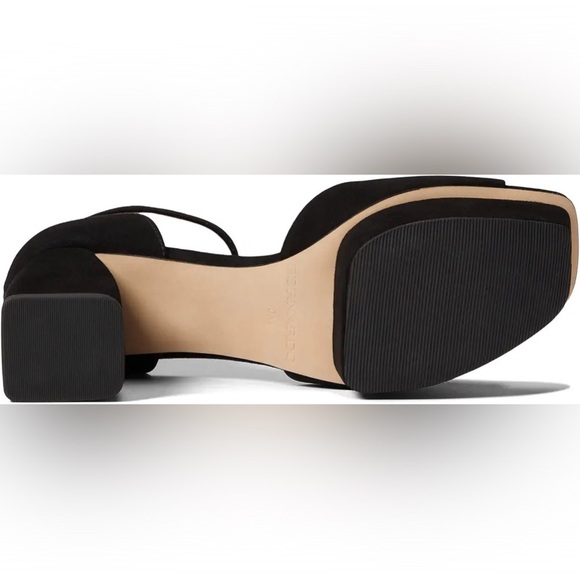 Bernardo Raleigh black suede platform block heels Size 10 M - Picture 4 of 15